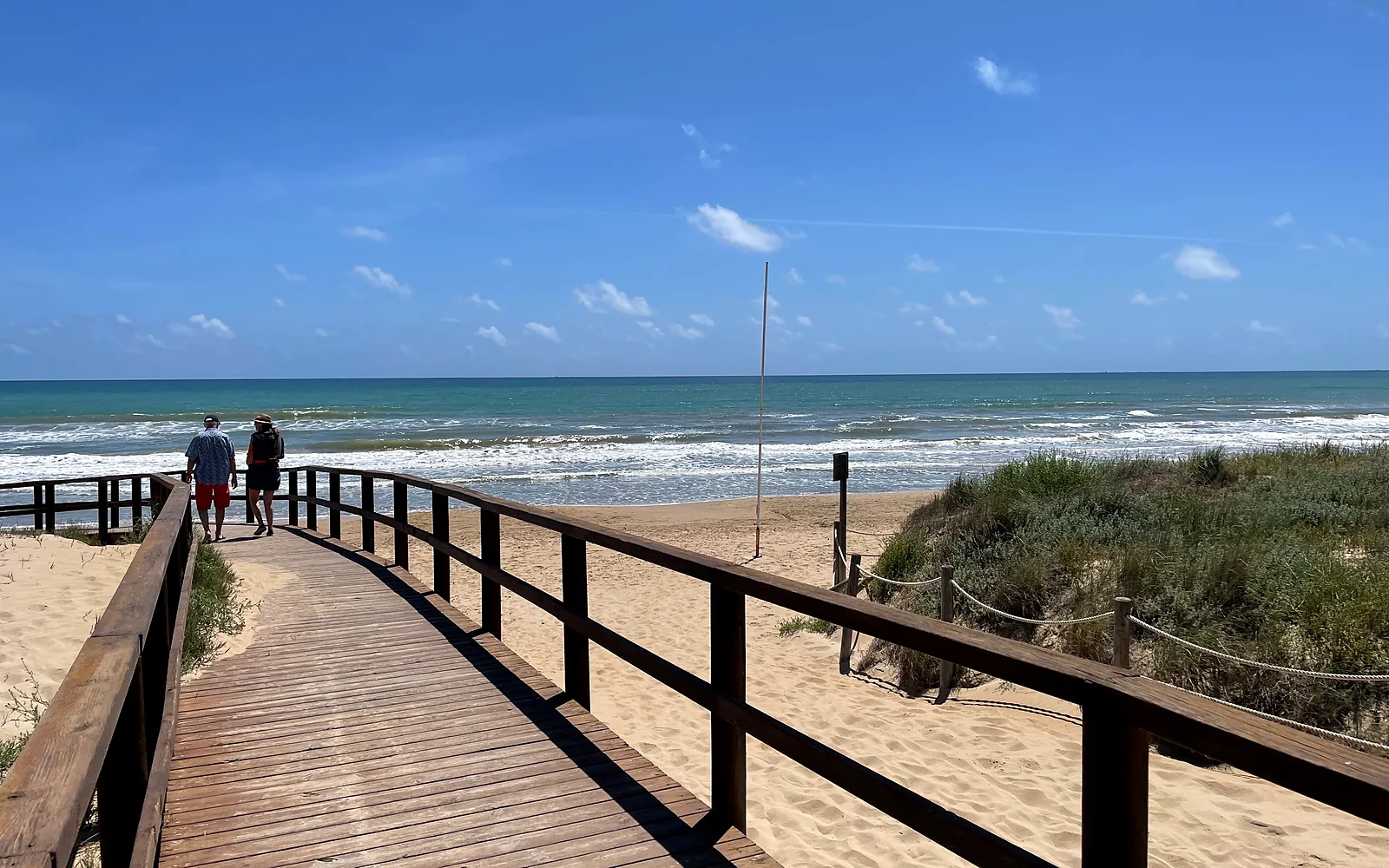 Boardwalk to the sea